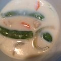 Soooup's cooksnap of when they made 新たまねぎと絹さやのミルクスープ♪.