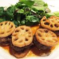 2kochan's cooksnap of when they made 簡単 一品♪ 蓮根の 挽き肉 挟み焼き！.