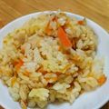 あゆみdp's cooksnap of when they made にんじん1本とシーチキンの炊き込みごはん.
