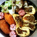 жゆきにゃж's cooksnap of when they made 【リメイク】ドライカレー入り卵焼き.