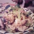 ごまんぬ's cooksnap of when they made 小松菜とえびのガーリックスパゲティー.