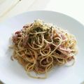 yk4c's cooksnap of when they made コンビーフ・パスタ.