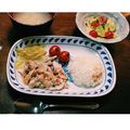ユイサン's cooksnap of when they made 炊飯器でシンガポールチキンライス海南鶏飯.