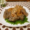 yuki829's cooksnap of when they made ごま味噌バター♡茹でこんにゃく☆.