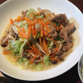 ★サンバ★'s cooksnap of when they made しめじ＆レタスの黒胡椒炒め♪.