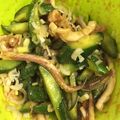 ★かおっち★'s cooksnap of when they made ∮いかと胡瓜のピリ辛✰コチュジャン和え∮.