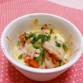 赤い電話's cooksnap of when they made 簡単おつまみ！壷焼きキムチーズ.