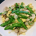 aco☆ミ's cooksnap of when they made お弁当のおかず★鶏肉と絹サヤの中華炒め.