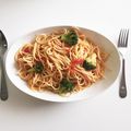 しずキティ's cooksnap of when they made 豆乳トマトパスタ.