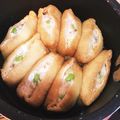 Ｃ−chan's cooksnap of when they made 鶏ミンチでキャベツ入り巾着煮★.
