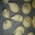 お抹茶みるく's cooksnap of when they made メレンゲクッキー(*´ч ` *).