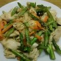 みぽぴぽ's cooksnap of when they made むね肉とアスパラ炒め.