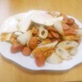 料理大好きボーイ's cooksnap of when they made ウインナーとちくわのブラックペッパー炒め.