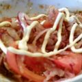 aiqing's cooksnap of when they made 紫玉ねぎとトマトのおかかポン酢和え.