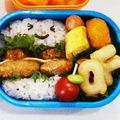 みかりんさん。's cooksnap of when they made ごはんでハンバーガーのお弁当：キャラ弁.