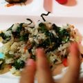 piyoママtmm's cooksnap of when they made 冷やご飯で混ぜご飯☆小松菜と合い挽き肉.