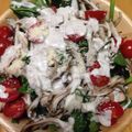 ニャロメ（ΦωΦ）'s cooksnap of when they made 簡単★舞茸好きさん必見！彩りサラダ.