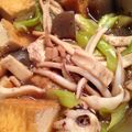 てけたけ's cooksnap of when they made 厚揚げとこんにゃくの煮物やりいか入り.
