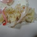 堕天使M's cooksnap of when they made 簡単＊キャベツとかにかまの和え物.