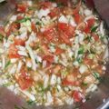 Nafissa's cooksnap of when they made サルサ メヒカーナ.