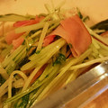 05ゆう03's cooksnap of when they made 水菜とベーコンのウェイパー炒め.