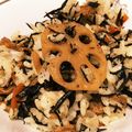 momoka01's cooksnap of when they made 色がきれいな♪ひじきごはん.