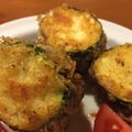 marmite☆'s cooksnap of when they made 大きなズッキーニde挽肉のはさみ揚げ♪.
