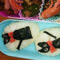 もんすけまま's cooksnap of when they made 魔女の宅急便 ジジ キャラ弁おにぎり☆.