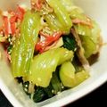 ♥ＩＺＵ♥'s cooksnap of when they made ★簡単★青梗菜とカニカマの和え物.