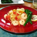 ladyoscar's cooksnap of when they made 海老とレモンのさわやかスパゲッティ.