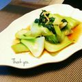 megmicky's cooksnap of when they made チンゲン菜のオイスターソース炒め.
