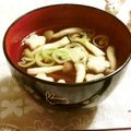 ももいろさくら's cooksnap of when they made きのこと麩のすまし汁.