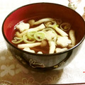 ももいろさくら's cooksnap of when they made きのこと麩のすまし汁.
