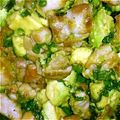 マスカル12's cooksnap of when they made ねぎ塩レモンで♪鶏肉とアボカド炒め.