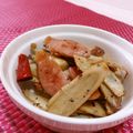 赤い電話's cooksnap of when they made 常備菜に♪ゴボウのペペロンチーノ風.