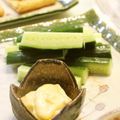 yukanosuke's cooksnap of when they made 我が家の味噌マヨきゅうり.
