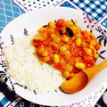 ブルジュ's cooksnap of when they made トマト缶とひよこ豆缶で。チャナマサラ.
