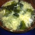 カナー's cooksnap of when they made ふわふわ☆かき玉豆腐のワカメスープ.