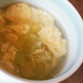 もどる's cooksnap of when they made ゴーヤのわたｄｅとろりんかきたま汁.