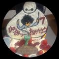 手抜きママちゃん's cooksnap of when they made 子供の誕生日にキャラチョコプレート.