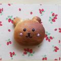 みぃぃぃぃぃわ's cooksnap of when they made ＨＢ天然酵母でクマのチョコパン.