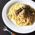 m;cream's cooksnap of when they made 牡蠣のスモーク　ペペロンチーノ.