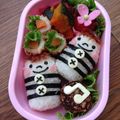minch＊＊'s cooksnap of when they made 簡単キャラ弁☆俵おにぎりキッズ♪.