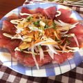 mochashige's cooksnap of when they made キハダマグロの和風カルパッチョ.