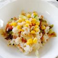 sayuchar's cooksnap of when they made 鮭とレタスとコーンの炒飯.