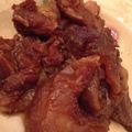 クックPCKCO5☆'s cooksnap of when they made 酒の肴 圧力鍋を使った牛スジの白ワイン煮.