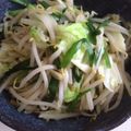 ｋｕｍｉｔｙ's cooksnap of when they made もやしとキャベツの炒め物.