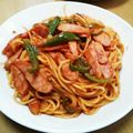 reikorinri's cooksnap of when they made ♡ずっと変わらぬ味＊我が家のナポリタン♡.