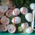 ameangel's cooksnap of when they made うずら応援団♫にぎやか運動会お弁当.