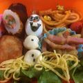 〜みぃぽ〜's cooksnap of when they made アナと雪の女王 おかずでオラフ キャラ弁.
